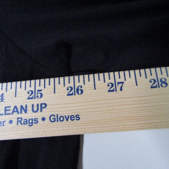 Roaman's Layered Shift Dress 1X Black Casual Classic Lagenlook Stretchy NWT - Picture 9 of 12